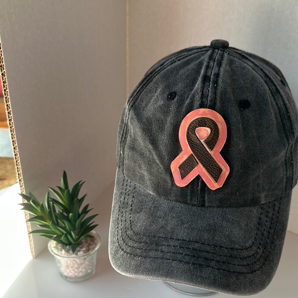 Custom 100% Cotton Ball Cap Adjustable 
 Louis Vuitton Monogram Canvas